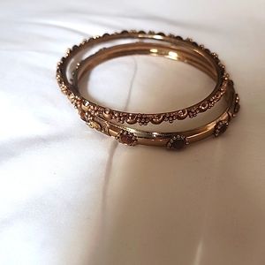Set of two bangel bracelets